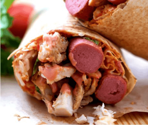 Chicken with Extra Sausage
